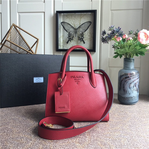 prada monochrome saffiano bag