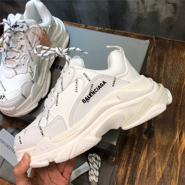 BALENCIAGA Triple S Sneakers White - Image 6