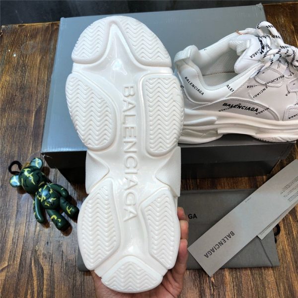 BALENCIAGA Triple S Sneakers White - Image 8