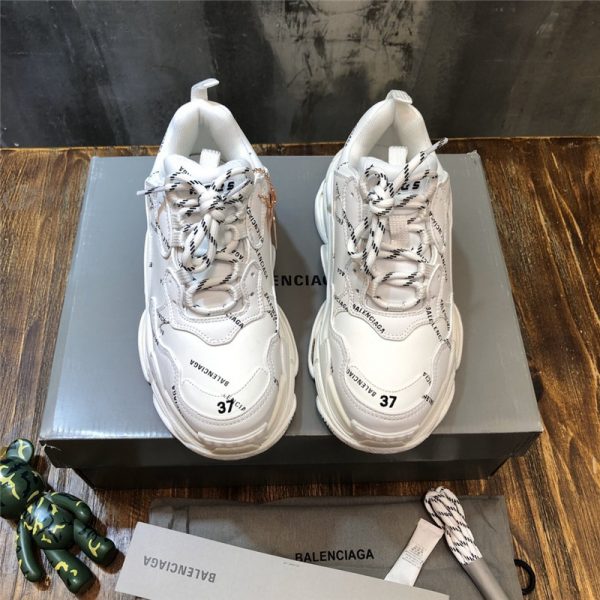 BALENCIAGA Triple S Sneakers White - Image 9