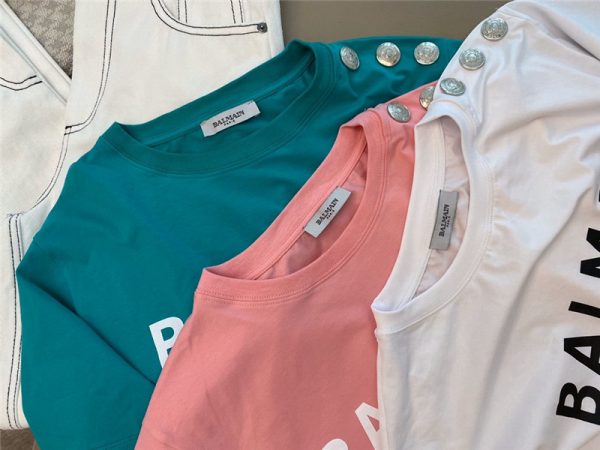 Balmain t shirt women γυναικεια ανδρικα Balmain φουτερ paris Greece Outlet - Image 8