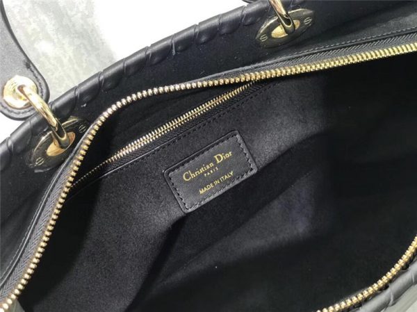 lady dior black bag - Image 5