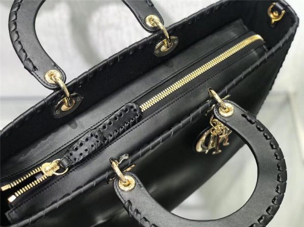 lady dior black bag - Image 6