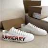 burberry logo print sneakers