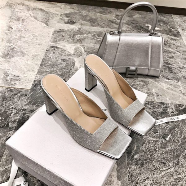 wandler Isa leather sandals