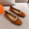 hermes flat shoes womens