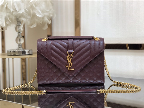 ysl envelope medium bag purple