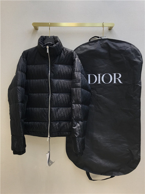 dior logo down jacket
