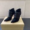 christian louboutin red bottoms high heel  boots