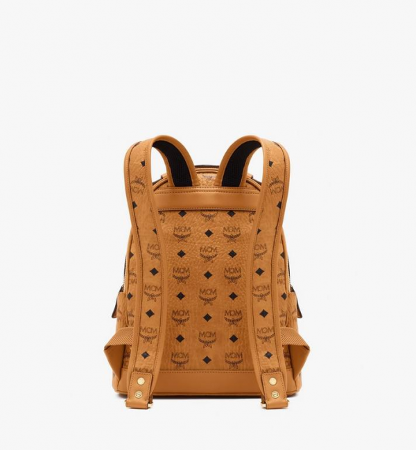 MCM Stark Backpack in Visetos Cognac MMKASVE11CO001 - Image 3