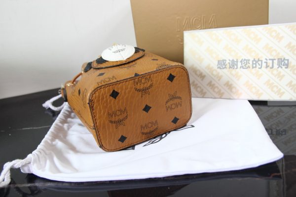 Mcm Panda Drawstring Bucket Bag - Image 4