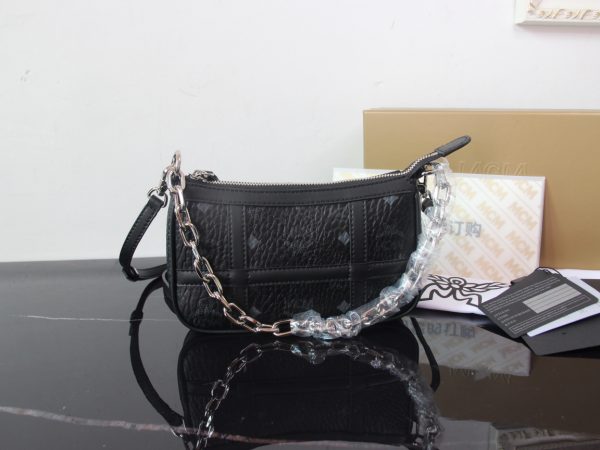 Mcm New Underarm Bag Black