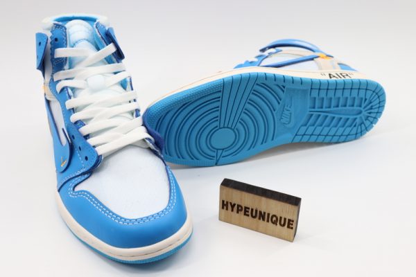 AIR JORDAN 1 X OFF-WHITE BLUE “The 10” UNC REPLICA - Image 3