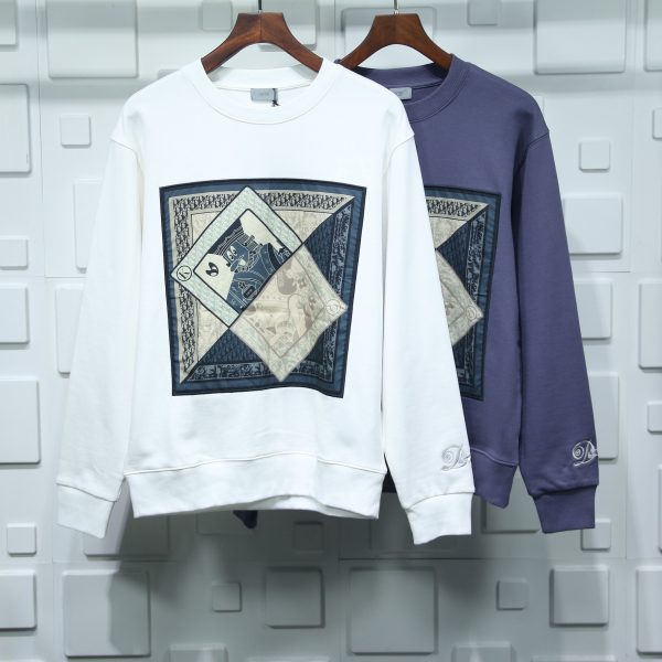 PLAYING CARD CREW NECK SWEATER REPLICA