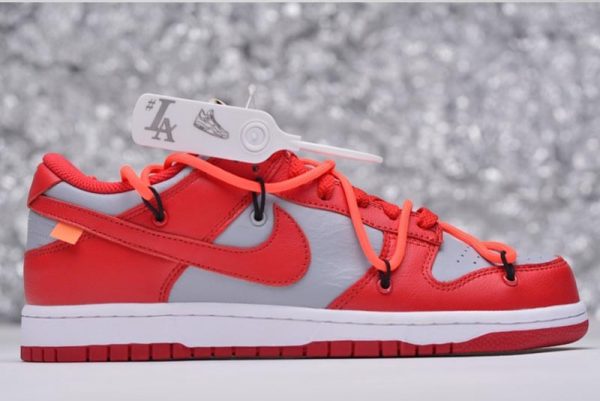 DUNK LOW OFF-WHITE UNIVERSITY RED