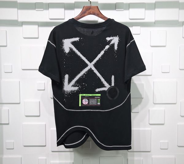 OFF-WHITE  TEE BLACK REPLICA