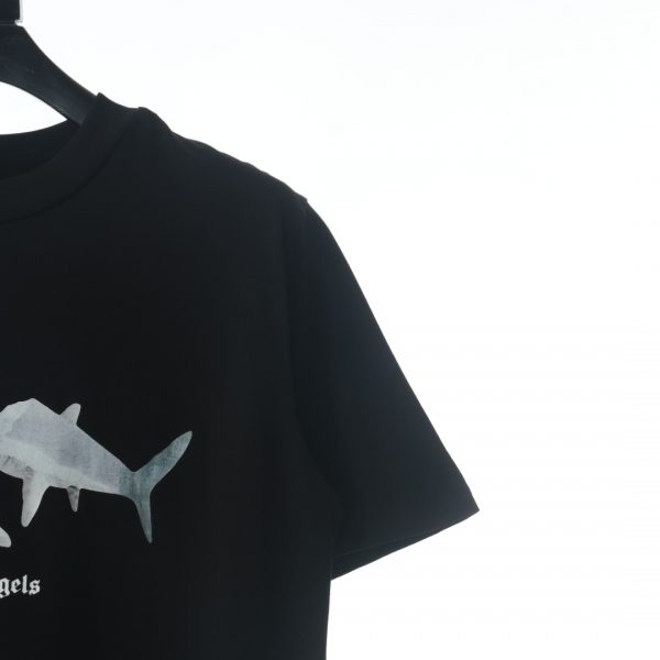 Palm Angels severed shark print short-sleeved T-shirt - Image 4