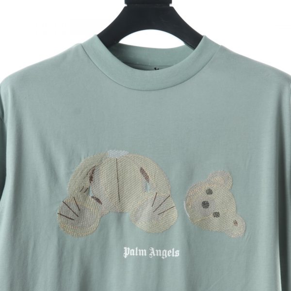 Palm Angels 22SS Embroidered Bear Short Sleeve - Image 5