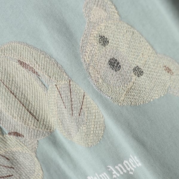 Palm Angels 22SS Embroidered Bear Short Sleeve - Image 6