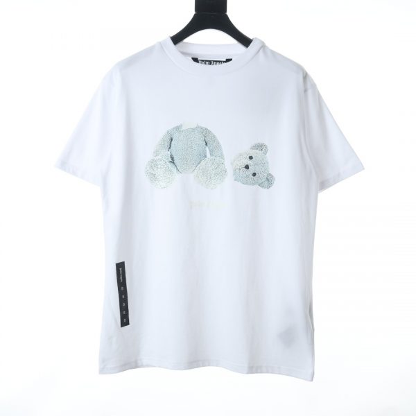 Palm Angels 2020FW Broken Bear Short Sleeve T-Shirt