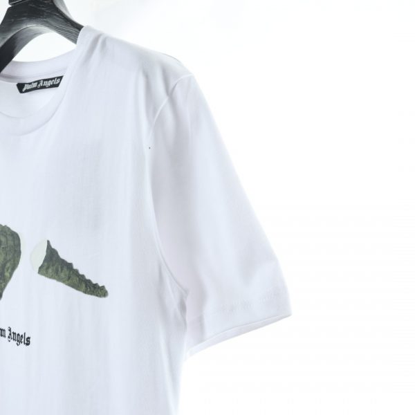 Palm Angels 2020ss broken tail crocodile loose short-sleeved T-shirt - Image 5