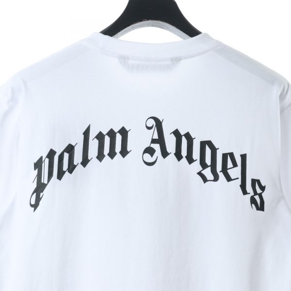 Palm Angels 2020ss broken tail crocodile loose short-sleeved T-shirt - Image 8