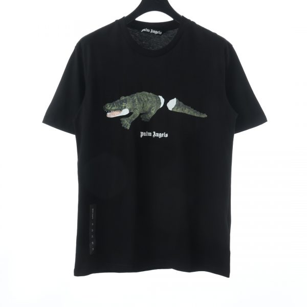 Palm Angels 2020ss broken tail crocodile loose short-sleeved T-shirt