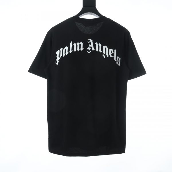 Palm Angels 2020ss broken tail crocodile loose short-sleeved T-shirt - Image 9