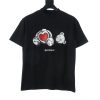 Palm Angels Heart Teddy Bear Print Short Sleeve