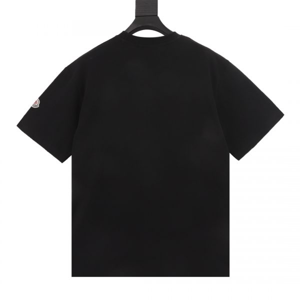 MONCLER Embroidered logo short-sleeved T-shirt - Image 3