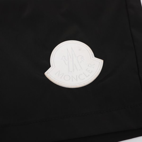 Moncler maya / Mongolia mouth white leather label beach shorts - Image 7