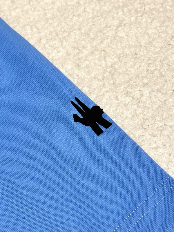 Moncler Mengkou Men and women with the same style couples spring and summer latest counters with the same style, trendy brand logo casual short-sleeved T-shirt - Image 6