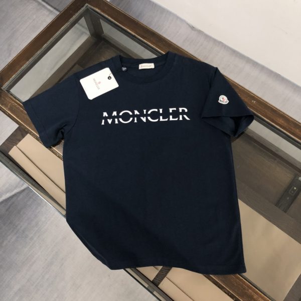 Moncler Mengkou 2023 new men's round neck short-sleeved couple T-shirt