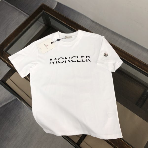 Moncler Mengkou 2023 new men's round neck short-sleeved couple T-shirt