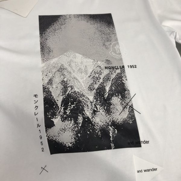 MONCLER [Mongolian mouth] 23 spring and summer latest short-sleeved round neck T-shirt - Image 6