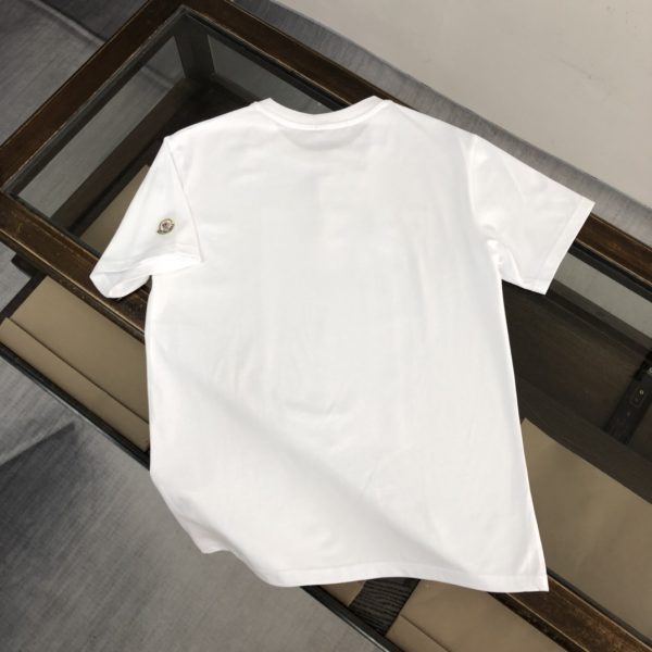 MONCLER [Mongolian mouth] 23 spring and summer latest short-sleeved round neck T-shirt - Image 10