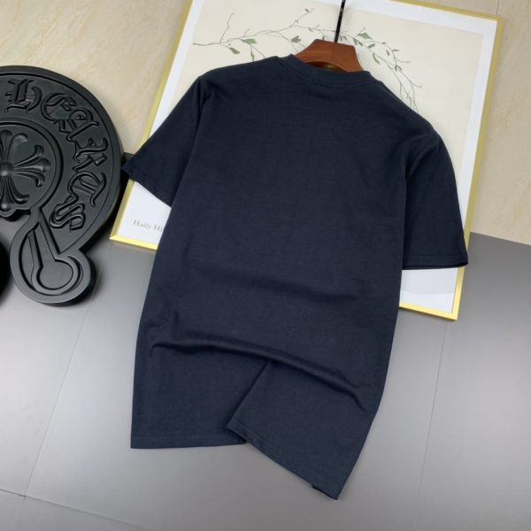 Moncler Mengkou 2023ss spring and summer latest round neck fashion short-sleeved T-shirt - Image 5