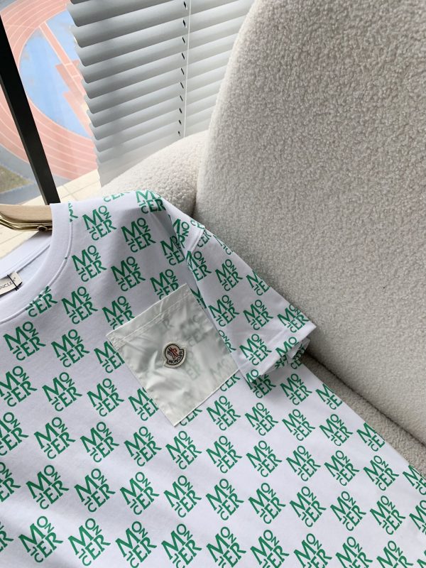 Moncler Mengjia 2023 spring and summer men and women same style ? couple models latest trade order short-sleeved T-shirt - Image 6
