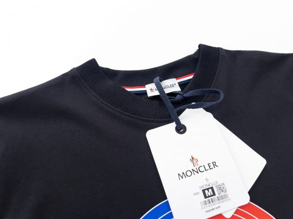 MONCLER~Mongolia new season digital printing short-sleeved T-shirt - Image 3