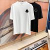 MONCLER 2023 spring and summer new logo design couple short-sleeved T-shirts! Counter synchronization