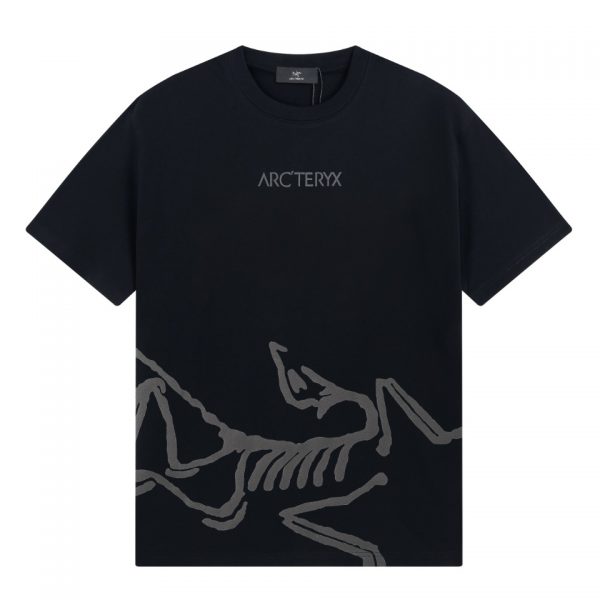 ARCTERYX bird ? 2023 spring and summer new foam alignment printing short-sleeved T-shirt - Image 3