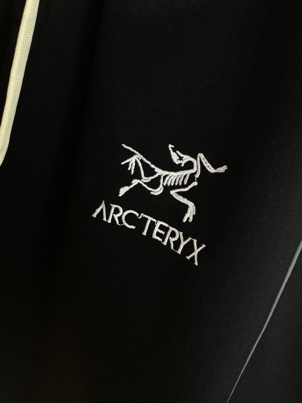 Top quality Arcteryx Archeopteryx 2023 new logo letter embroidery pattern silk cotton light fabric casual shorts Black White M-4XL - Image 9