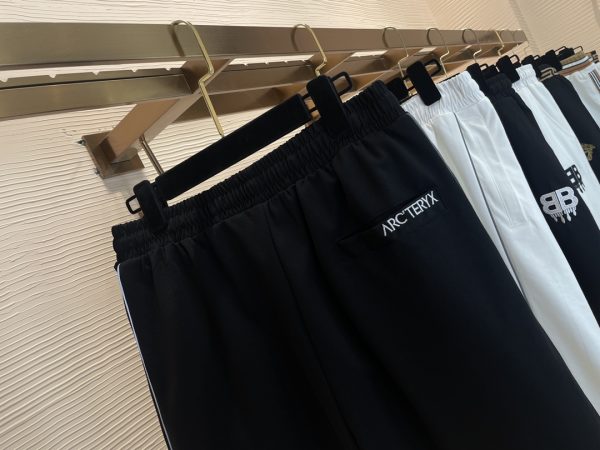 Top quality Arcteryx Archeopteryx 2023 new logo letter embroidery pattern silk cotton light fabric casual shorts Black White M-4XL - Image 10