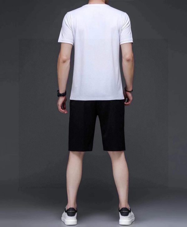 ? Brand [LOEWE] 2023 new men's short-sleeved shorts suit - Image 8