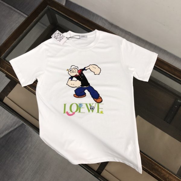 LOEWE 2023 new launch counter series cotton T-shirt! new design inspiration
