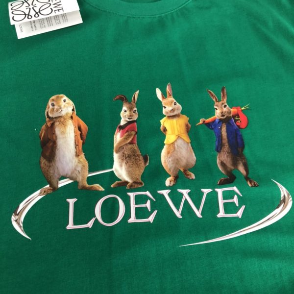 LOEWE 2023 new launch counter series cotton T-shirt! new design inspiration - Image 4