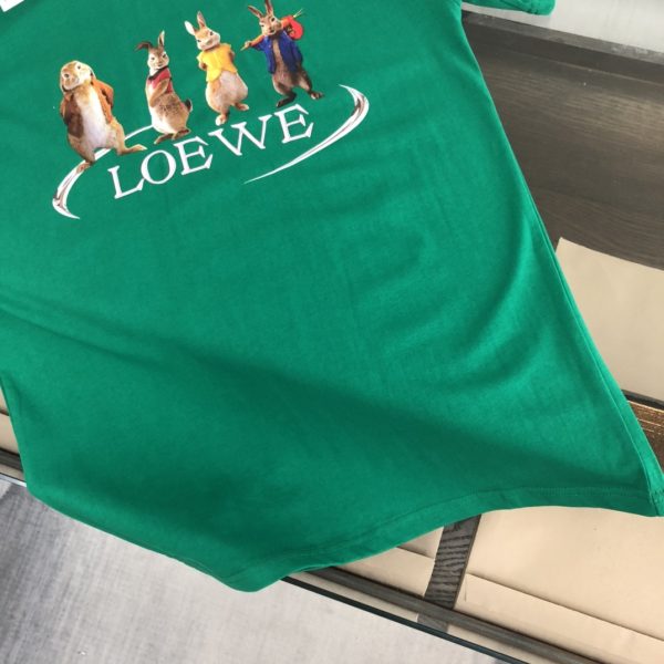 LOEWE 2023 new launch counter series cotton T-shirt! new design inspiration - Image 6