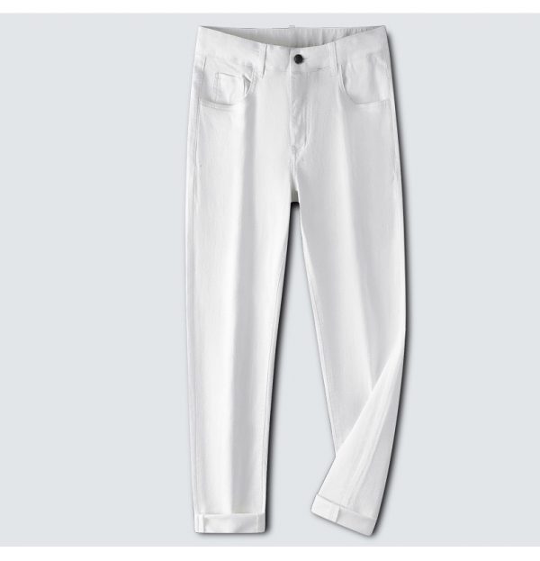 LOEWE's new high-end casual trousers and trousers, four-leaf clover with four-way stretch and anti-wrinkle waist and side pressure, breathable and anti-wrinkle! Elastic elastic waistband, exquisite four-leaf clover molding process on the side
