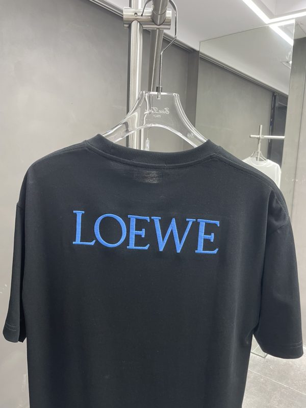 Loewe x Howl's Moving Castle Loewe 23 spring and summer joint model Calcifer small flame short sleeves made of 240 grams of pure cotton fabric - Image 12