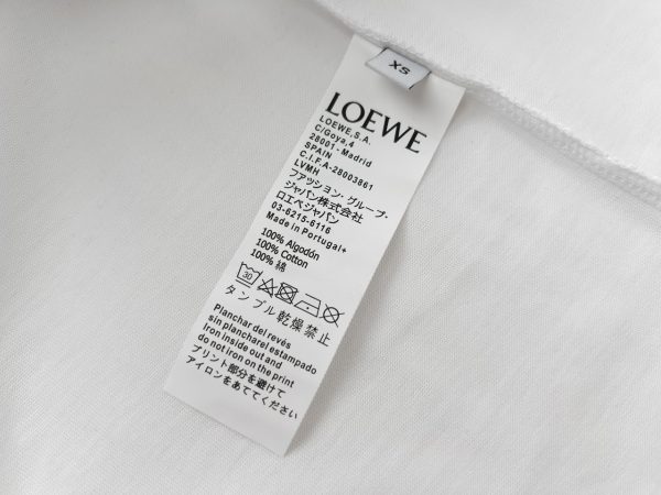 LOEWE / neon embroidery fluorescent powder short-sleeved T-shirt The effect of spraying monkeys on the chest is very recognizable - Image 17